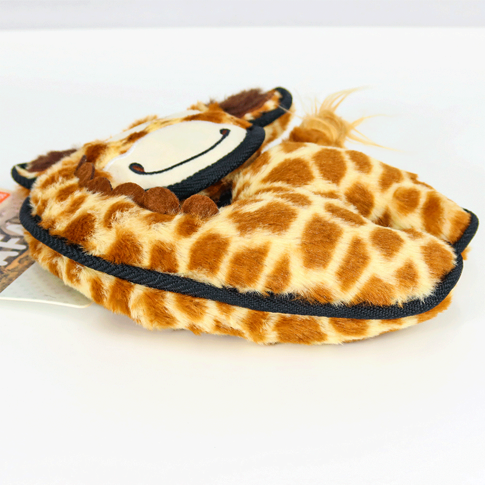 Brinquedo Pelúcia Fofos Girafa Safari Marrom para Cães - Tam. Único