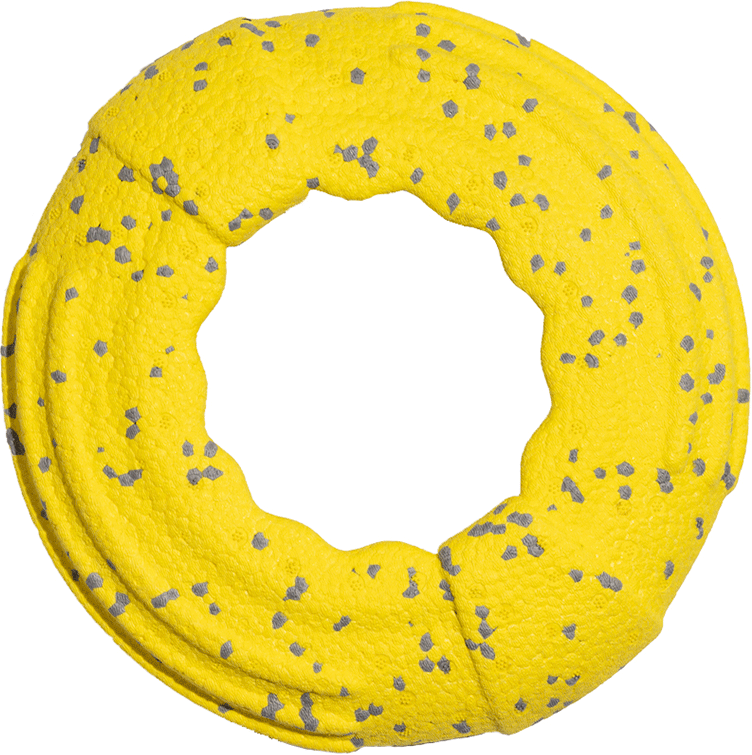 Brinquedo Interativo Fofos Flyer Amarelo para Cães - Tam. Único
