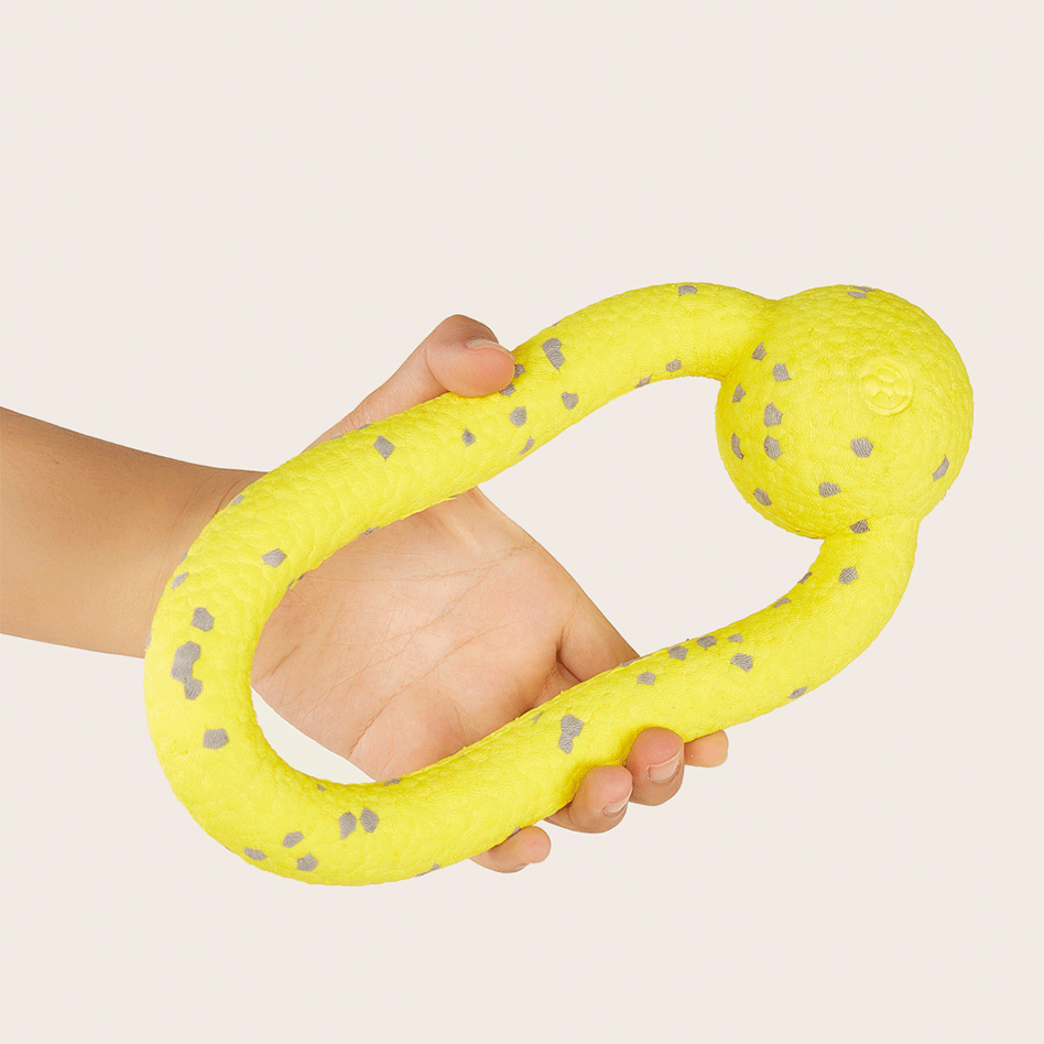 Brinquedo Interativo Fofos Puller Amarelo para Cães - Tam. Único