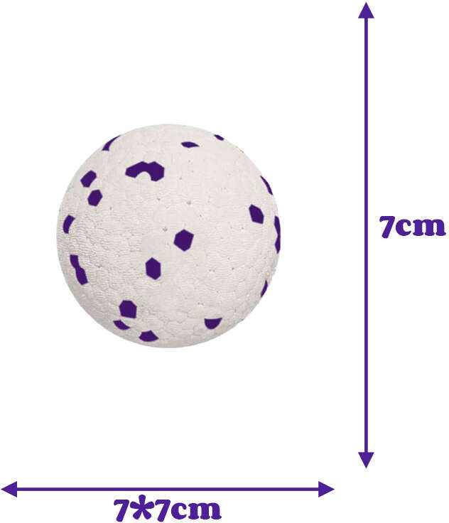Brinquedo Interativo Fofos Bola Branco para Cães - Tam. Único