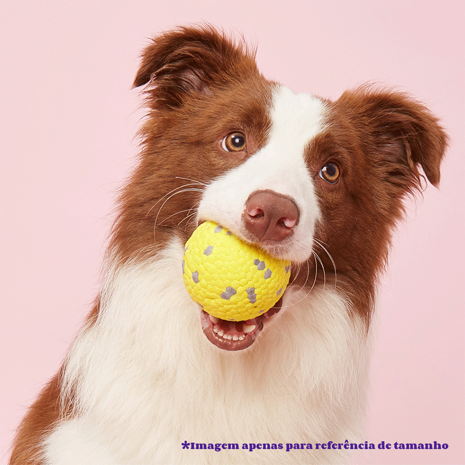 Brinquedo Interativo Fofos Bola Branco para Cães - Tam. Único