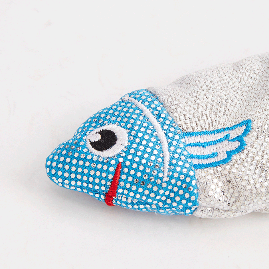 Kit Brinquedo Interativo Fofos Sardinha com Catnip Sortidas para Gatos - Tam. Único