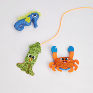 Brinquedo Varinha Fofos Turminha Submarina com Catnip para Gatos - Tam. Único