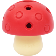 Brinquedo Interativo Zeze Cogumelo Vermelho e Verde para Cães - Tam. Único