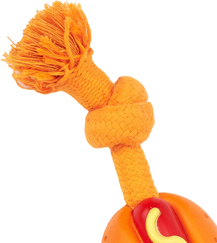 Brinquedo Interativo Fofos Cachorro Quente com Corda para Cães - Tam. Único