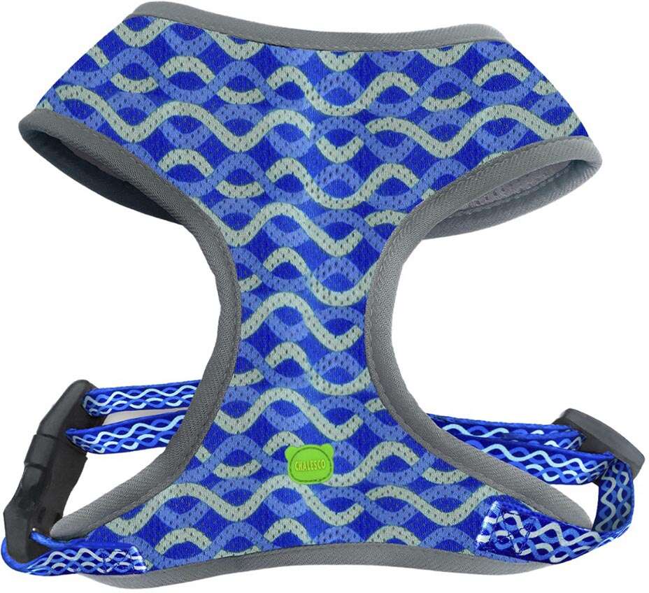 Peitoral Mesh Deluxe Onda para Cães - Tam. M