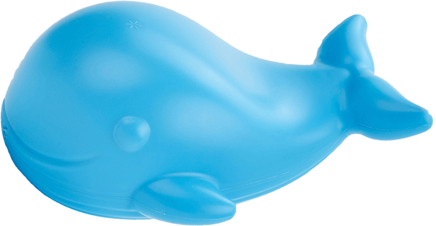 Brinquedo Mordedor Fofos Baleia Azul para Cães - Tam. Único
