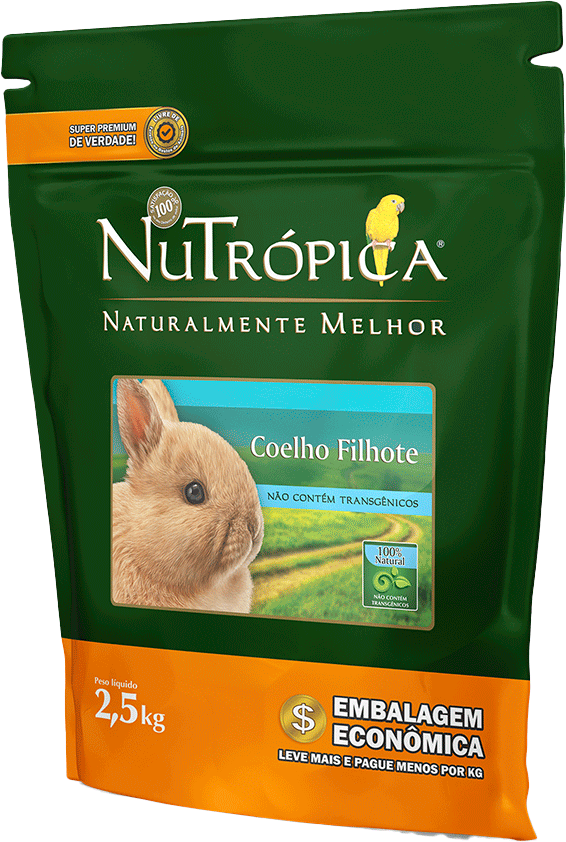 Ração Nutrópica para Coelho Filhote - 2,5Kg