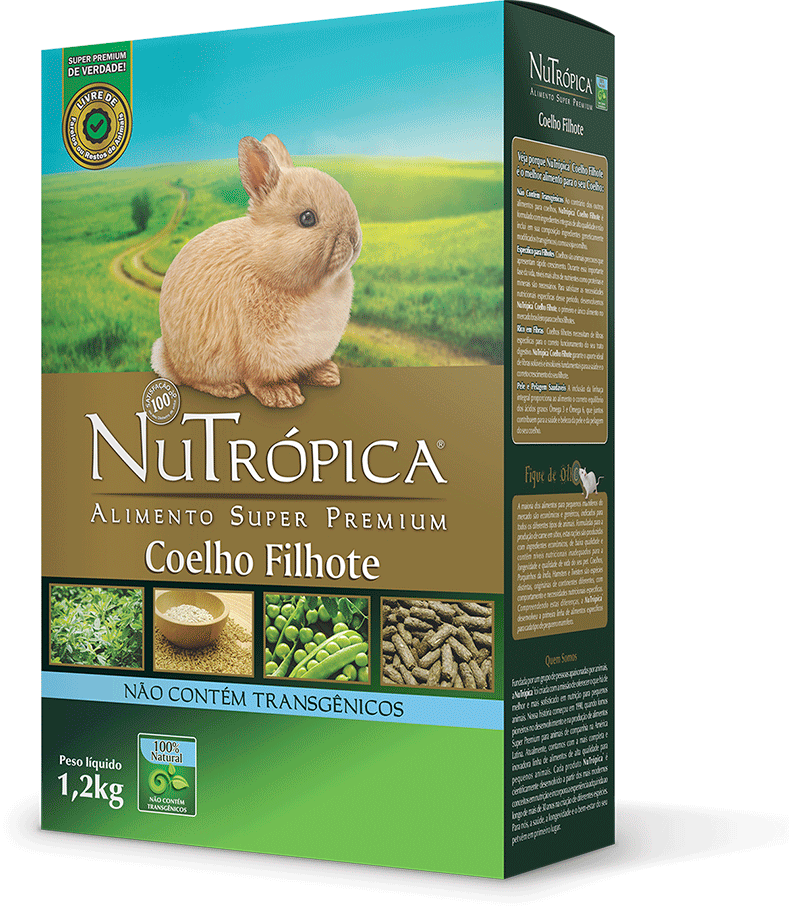 Ração Nutrópica para Coelho Filhote - 1,2Kg