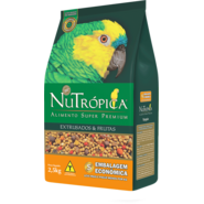 Ração Nutrópica Extrusados e Frutas para Papagaio - 2,5Kg