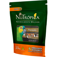 Ração Nutrópica Sementes, Frutas e Castanhas Gourmet para Papagaio - 2,5Kg