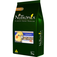 Ração Nutrópica Seleção Natural Sementes e Mini Extrusados para Calopsita Mini Bits - 5Kg