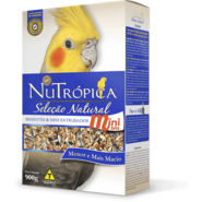 Ração Nutrópica Seleção Natural Sementes e Mini Extrusados para Calopsita Mini Bits - 900 g