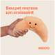 Brinquedo de Pelúcia Meau Croissant para Cães