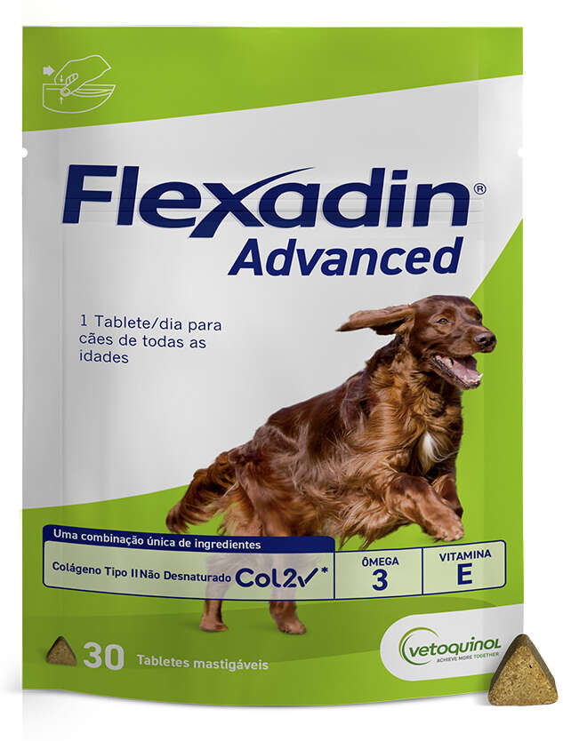 Suplemento Vitamínico Vetoquinol Flexadin Advanced para Cães - 100 g