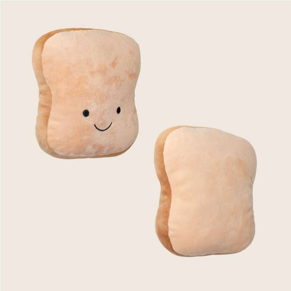 Brinquedo de Pelúcia Meau Pão de Forma para Cães - Tam. Único