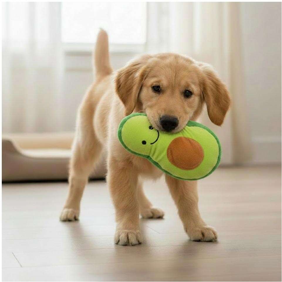 Brinquedo de Pelúcia Meau Abacate para Cães - Tam. Único