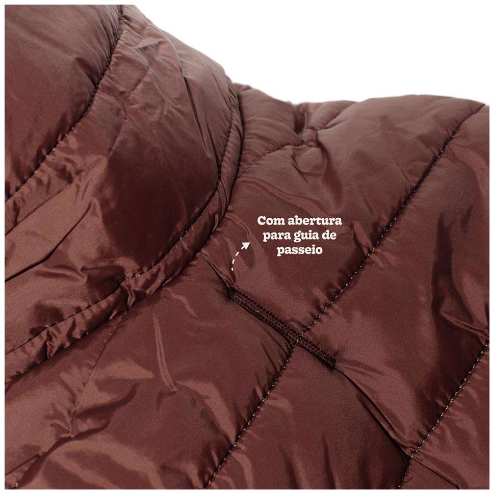Jaqueta Meau Puffer Marrom - Tam. 04