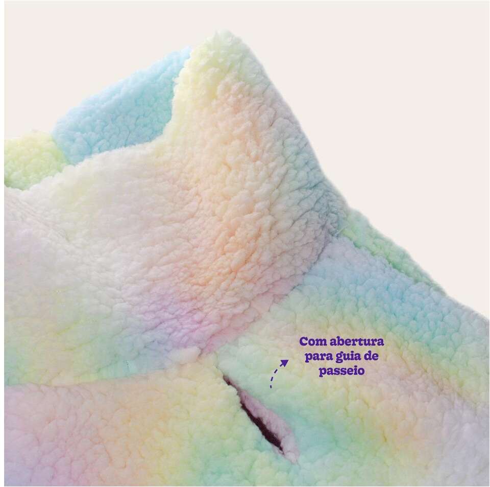 Moletom Meau Cacharrel Alpaca Rainbow - Tam. 10