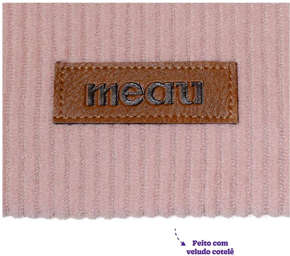 Colete Meau Cotelê Rosa - Tam. 06