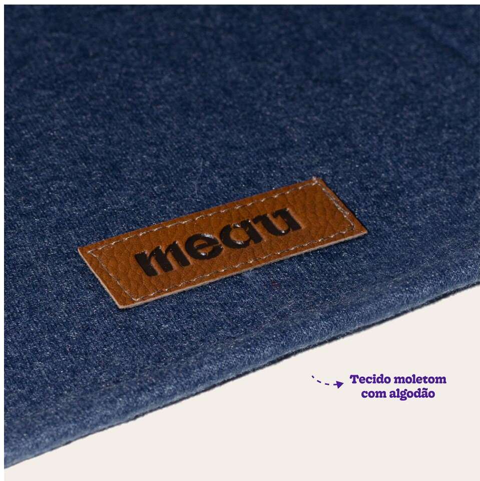 Moletom Meau Simples Azul Jeans - Tam. 09
