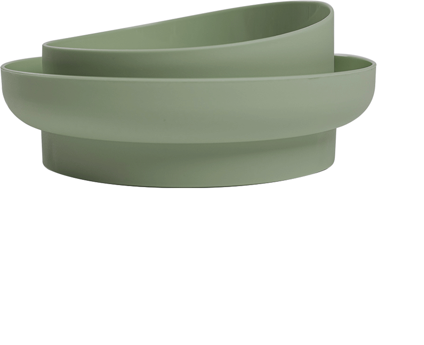 Comedouro Familia de Estimação Antiformiga Verde para Cães - Tam. M