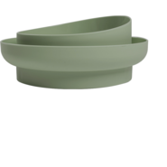 Comedouro Familia de Estimação Antiformiga Verde para Cães - Tam. M