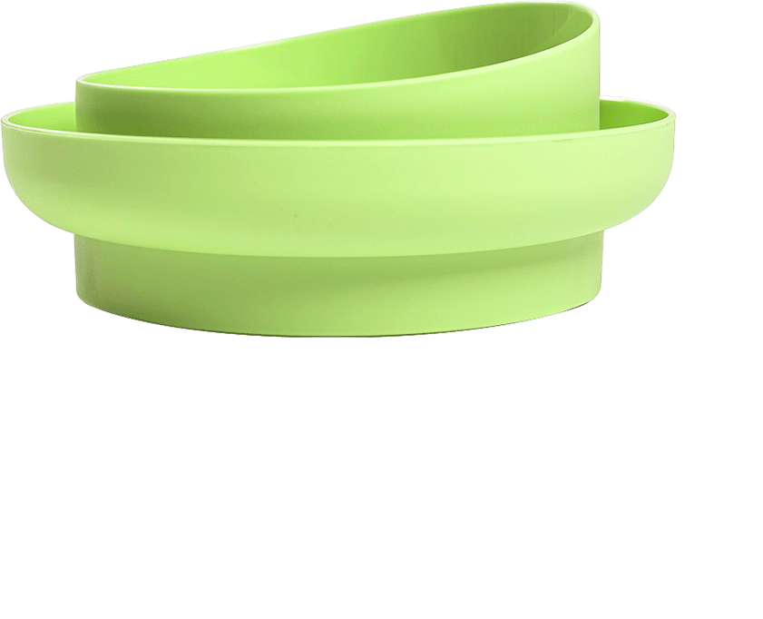 Comedouro Familia de Estimação Antiformiga Verde Cítrico para Cães - Tam. M