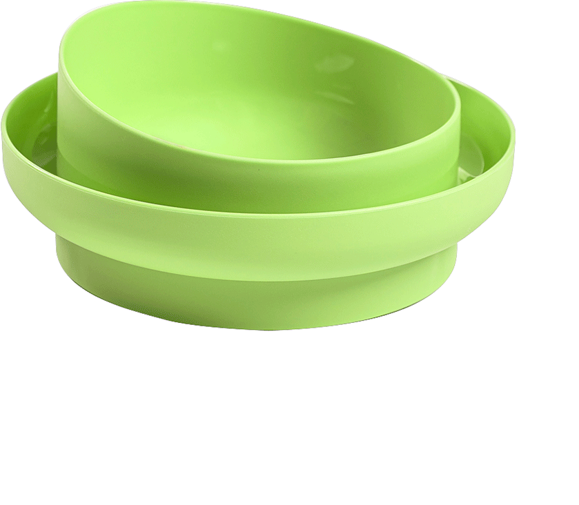 Comedouro Familia de Estimação Antiformiga Verde Cítrico para Cães - Tam. M
