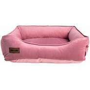 Cama Retangular Meau Veludo Rose - Tam. G