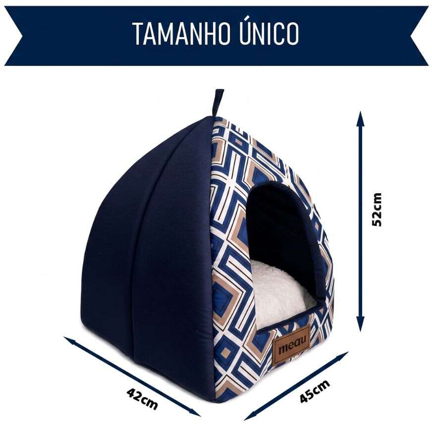 Cabana Meau Xadrez - Tam. Único