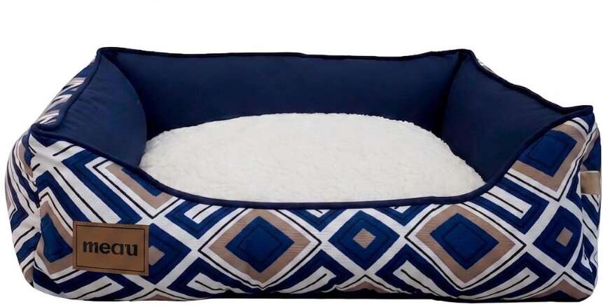 Cama Retangular Meau Xadrez - Tam. M