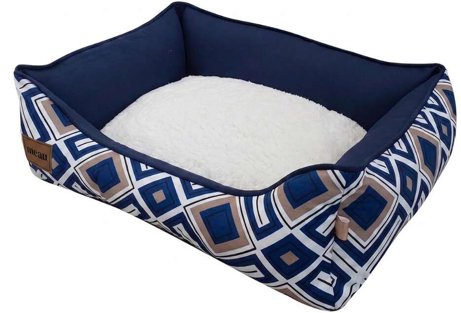 Cama Retangular Meau Xadrez - Tam. M