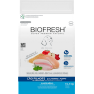 Ração Seca Biofresh Mix de Carne, Frutas, Legumes e Ervas Frescas Cães Filhotes de Raças Médias - 10,1Kg