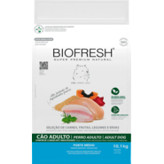 Ração Seca Biofresh Mix de Carne, Frutas, Legumes e Ervas Frescas Cães Adultos de Raças Médias - 10,1Kg