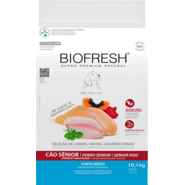 Ração Seca Biofresh Mix de Carne, Frutas, Legumes e Ervas Frescas Cães Sênior de Raças Médias - 10,1Kg
