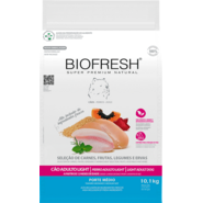Ração Seca Biofresh Mix de Carne, Frutas, Legumes e Ervas Frescas Light Cães de Raças Médias - 10,1Kg