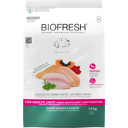 Ração Seca Biofresh Mix de Carne, Frutas, Legumes e Ervas Frescas Light Cães de Raças Grandes e Gigantes - 15Kg