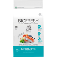 Ração Seca Biofresh Salmão, Maçãs, Chá Verde e Blueberry para Gatos Filhotes - 1,5Kg