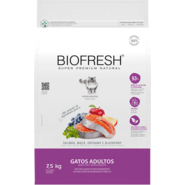 Ração Seca Biofresh Salmão, Maçãs, Orégano e Blueberry para Gatos Adultos - 7,5Kg