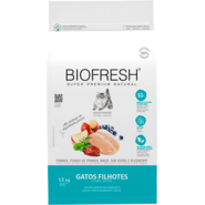 Ração Seca Biofresh Frango, Fígado de Frango, Maçã, Chá Verde e Blueberry para Gatos Filhotes - 1,5Kg