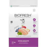 Ração Seca Biofresh Frango Fresco, Maçãs, Orégano e Blueberry para Gatos Adultos - 7,5Kg