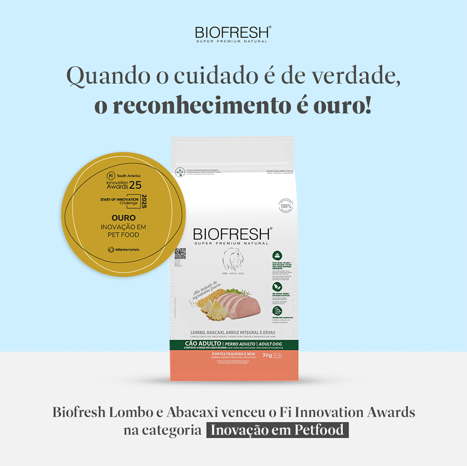 Ração Seca Biofresh Lombo e Abacaxi para Cães Porte Mini e Pequeno - 10,1Kg