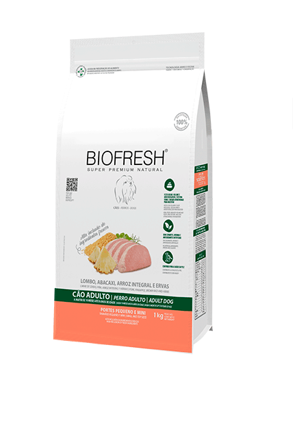 Ração Seca Biofresh Lombo e Abacaxi para Cães Porte Mini e Pequeno - 1Kg