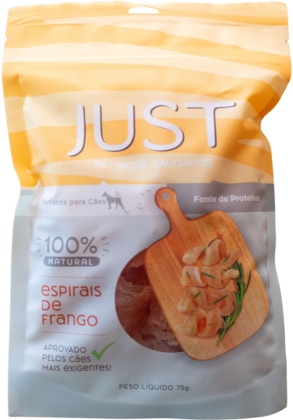 Petisco Natural Just sabor Frango para Cães - 75 g