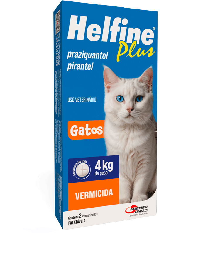 Helfine Plus para Gatos - 2 comprimidos
