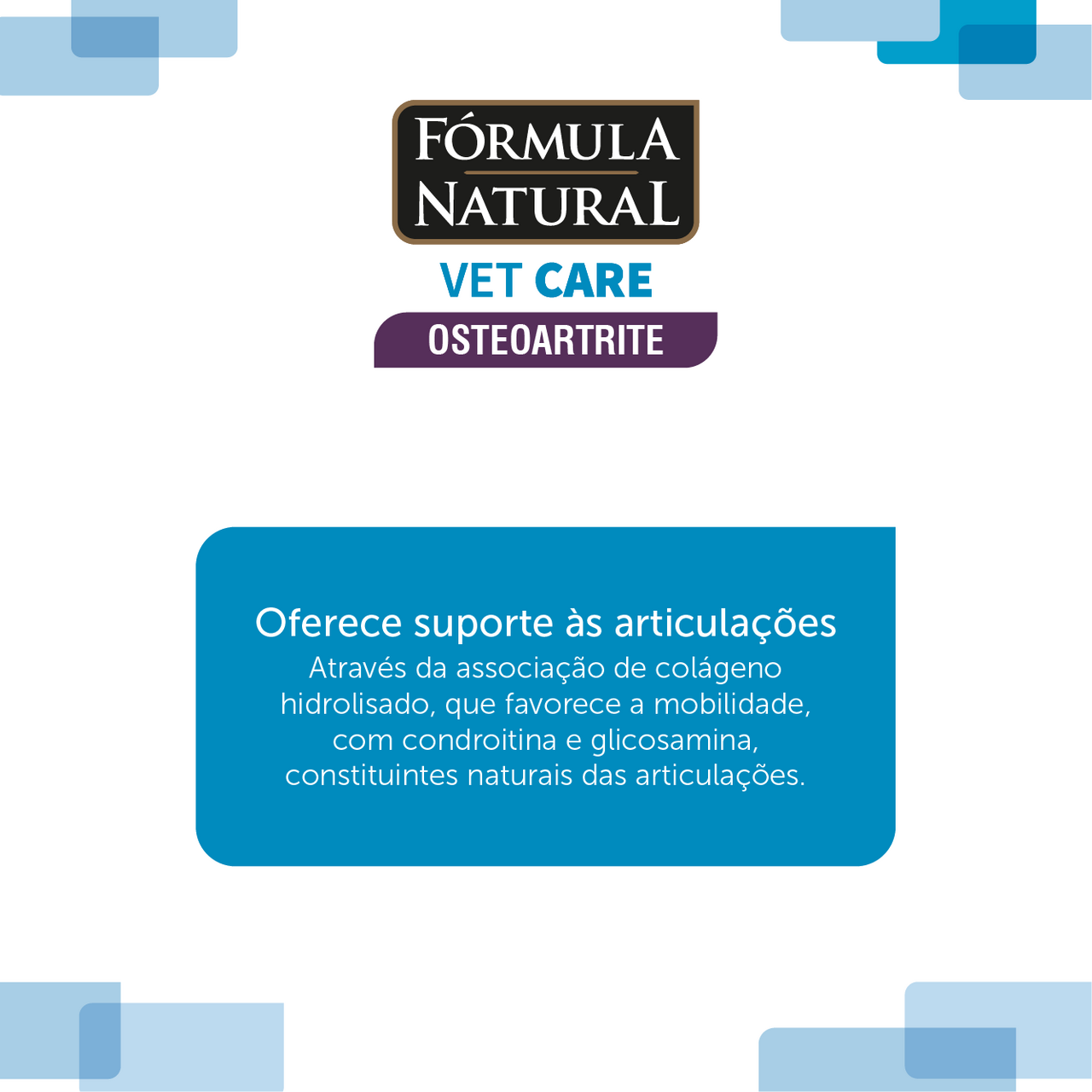 Ração Seca Fórmula Natural Vet Care Osteoartrite para Cães - 10,1Kg