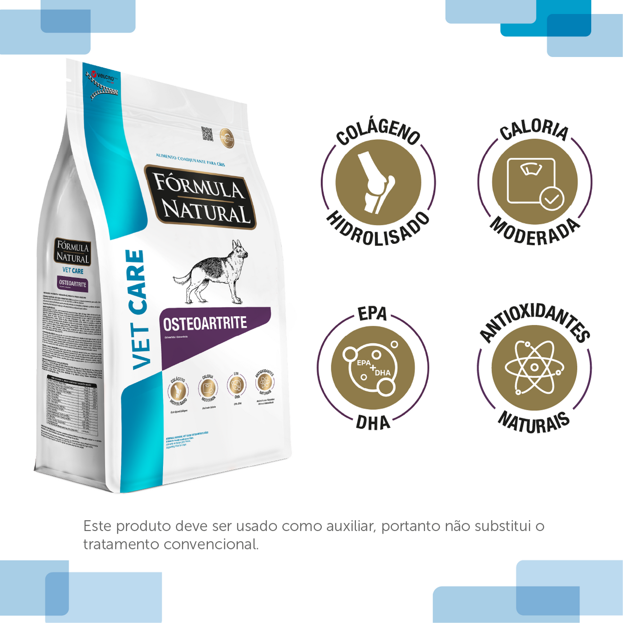Ração Seca Fórmula Natural Vet Care Osteoartrite para Cães - 10,1Kg