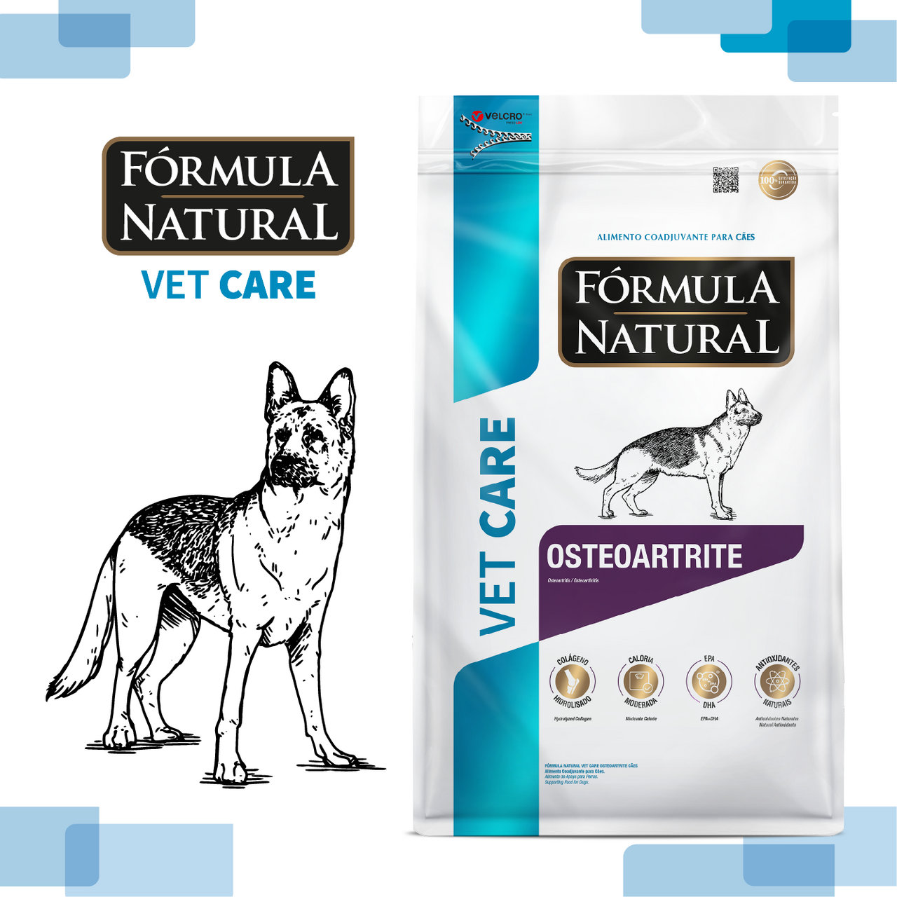 Ração Seca Fórmula Natural Vet Care Osteoartrite para Cães - 10,1Kg