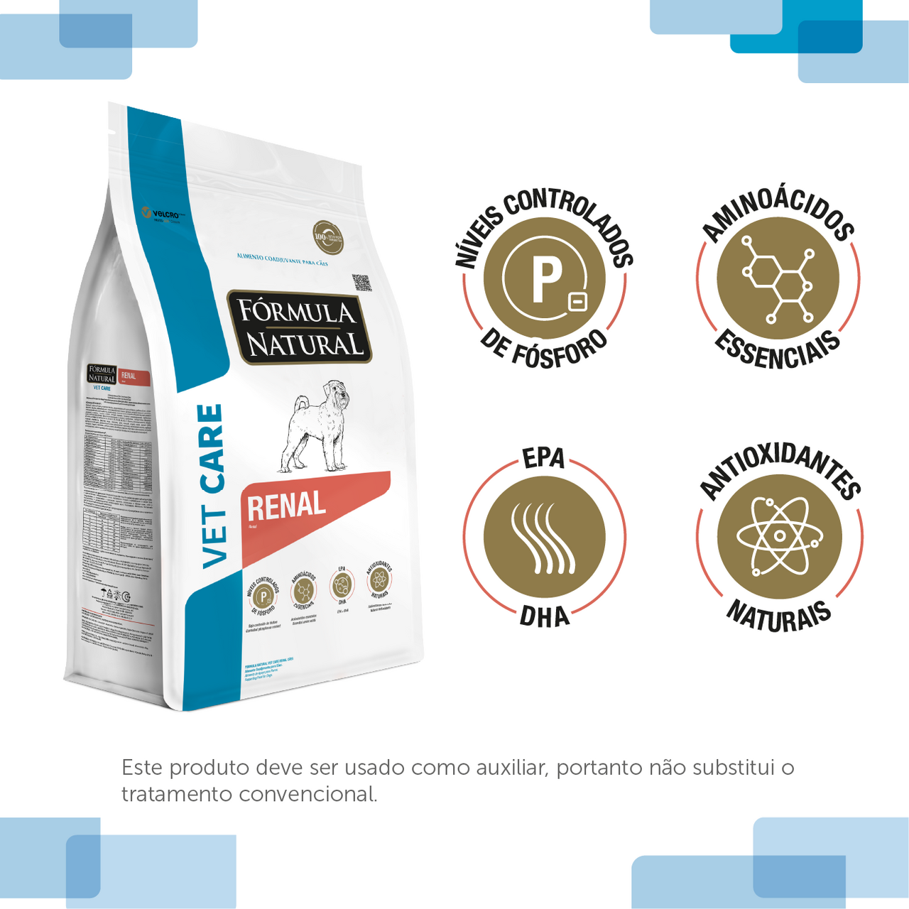 Ração Seca Fórmula Natural Vet Care Renal para Cães - 2Kg